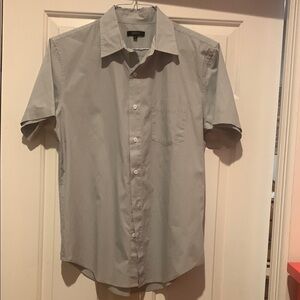 Gray Short Sleeve Men's Shirt